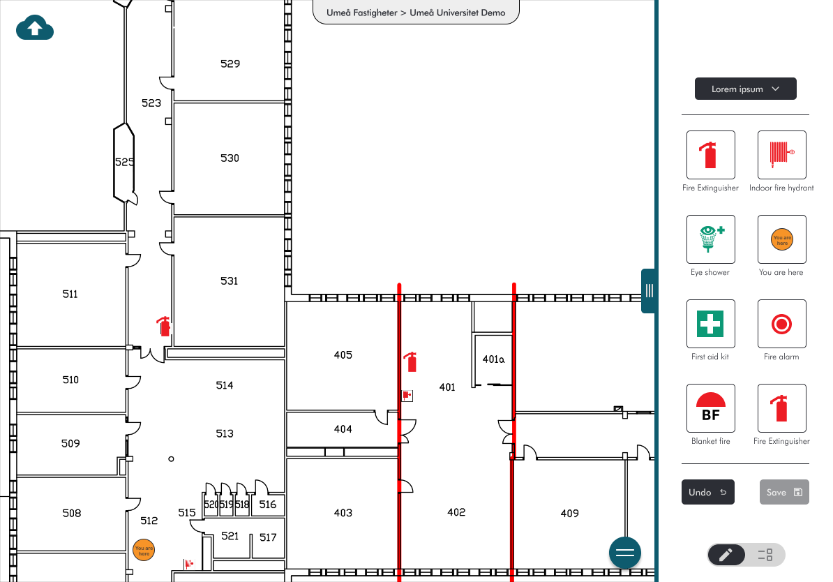 System for drawing-based fire safety checks